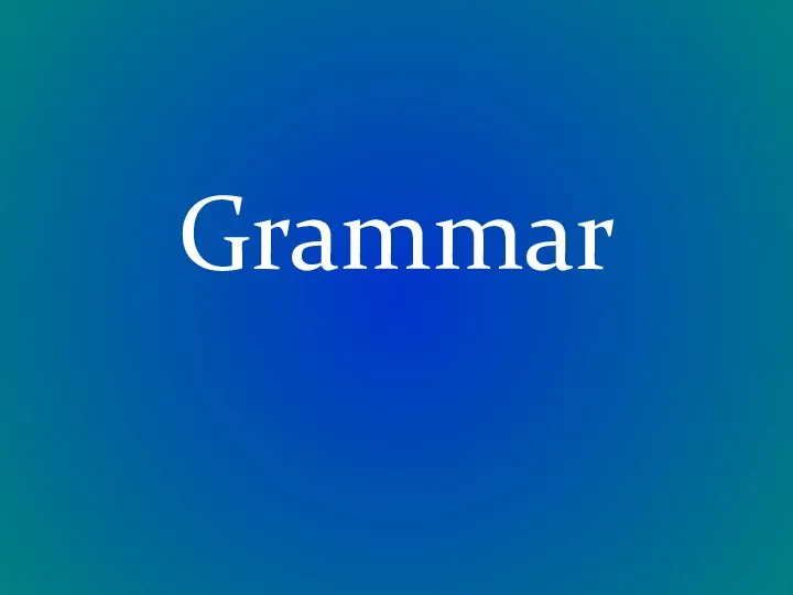 Grammar