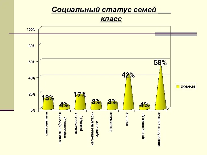 Социальный статус семей ___ класс