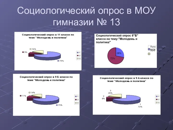 Социологический опрос в МОУ гимназии № 13