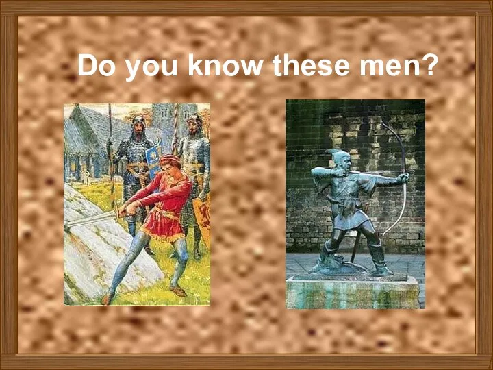 Do you know these men?