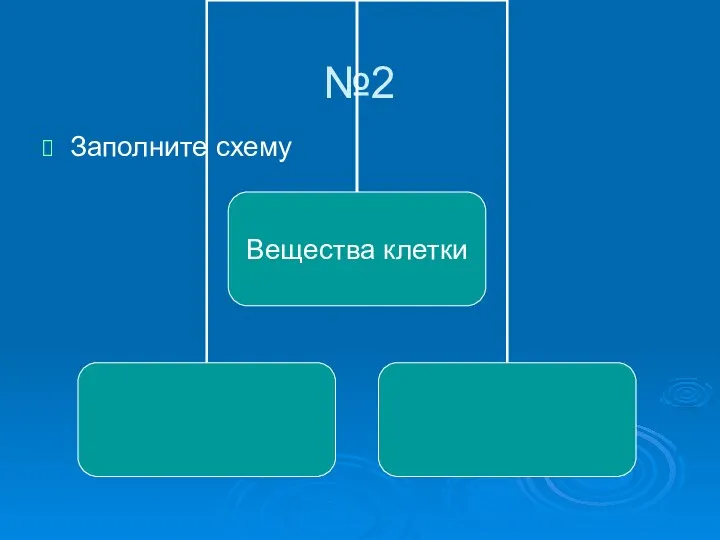 №2 Заполните схему