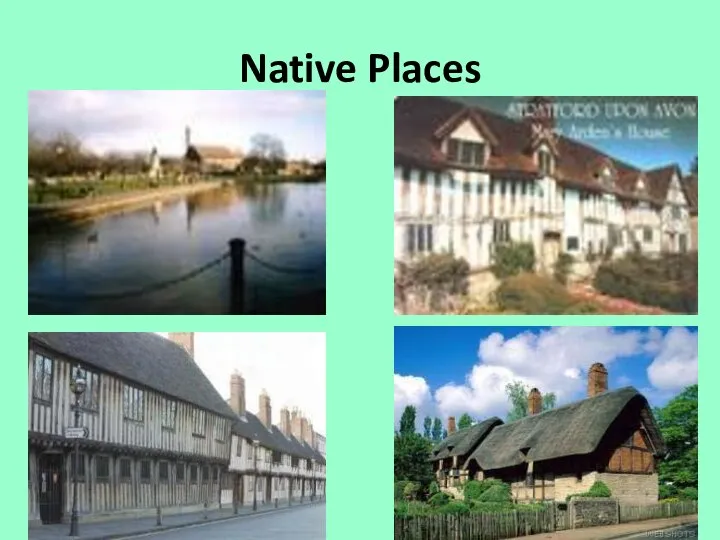 Native Places Stratford-on-Avon