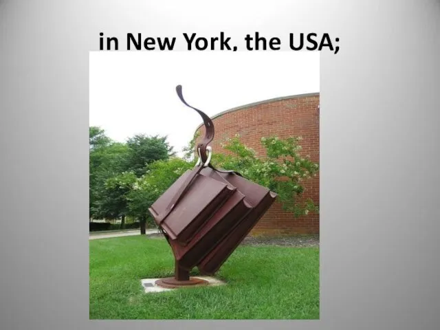 in New York, the USA;