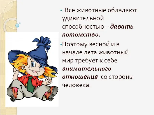 Все животные обладают удивительной способностью – давать потомство. Поэтому весной и