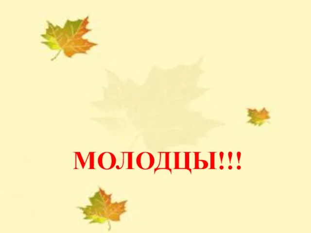 МОЛОДЦЫ!!!