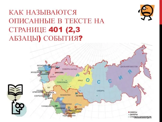 КАК НАЗЫВАЮТСЯ ОПИСАННЫЕ В ТЕКСТЕ НА СТРАНИЦЕ 401 (2,3 АБЗАЦЫ) СОБЫТИЯ?