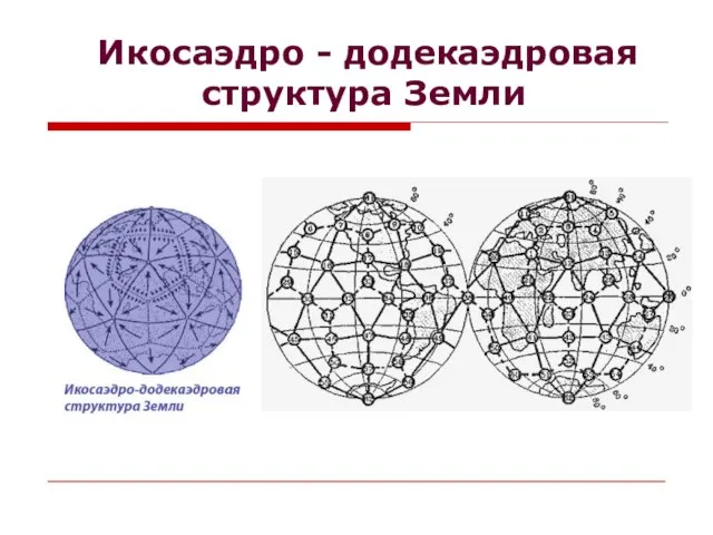 Икосаэдро - додекаэдровая структура Земли