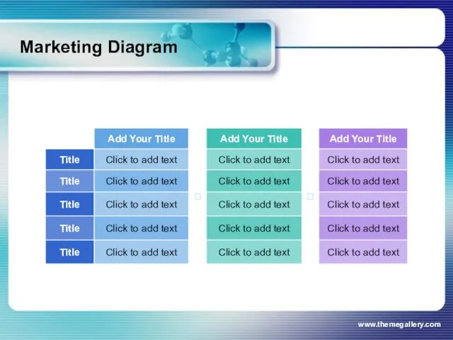 www.themegallery.com Marketing Diagram