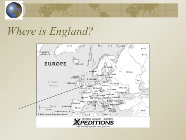 Where is England?