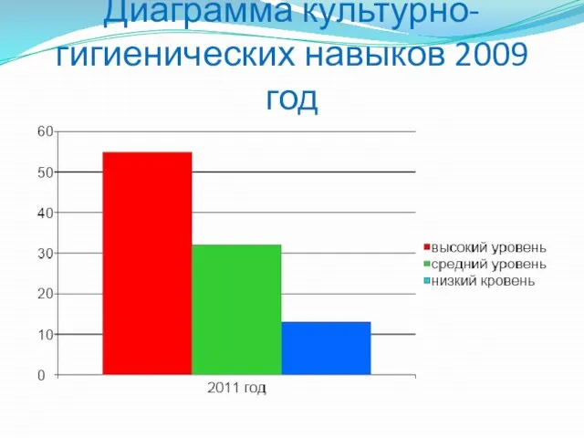 Диаграмма культурно-гигиенических навыков 2009 год