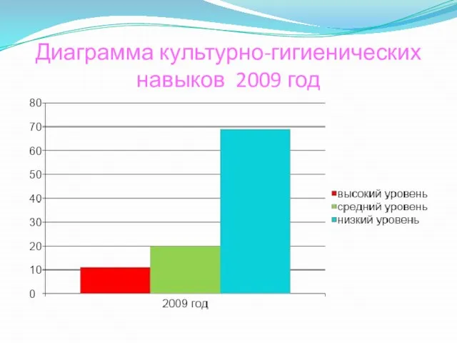 Диаграмма культурно-гигиенических навыков 2009 год