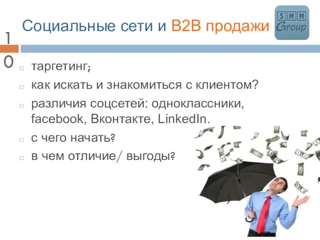 Социальные сети и B2B продажи таргетинг; как искать и знакомиться с