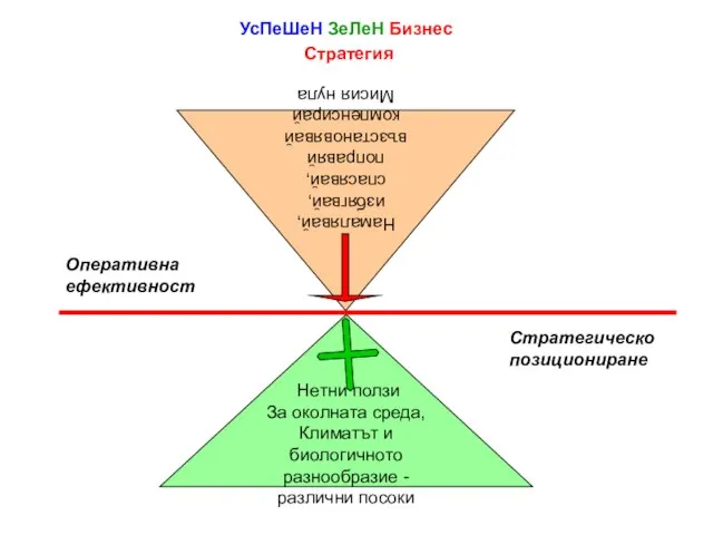 УсПеШеН ЗеЛеН Бизнес Стратегия Намалявай, избягвай, спасявай, поправяй възстановявай компенсирай Мисия