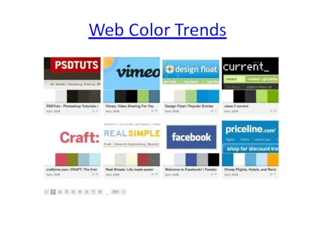 Web Color Trends