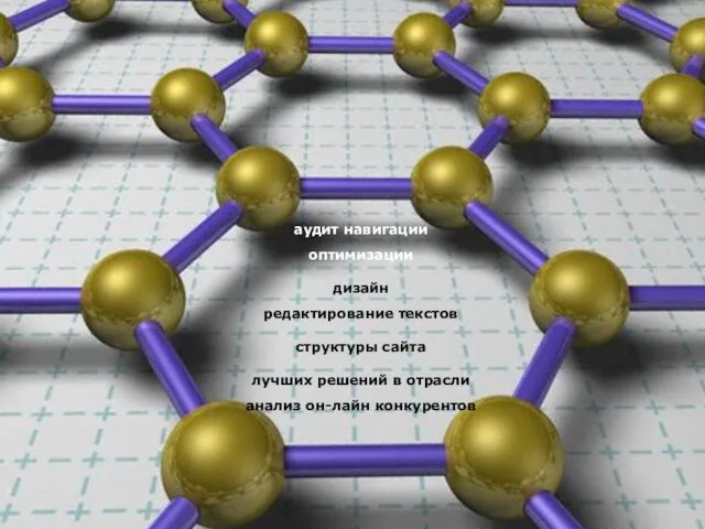 аудит навигации оптимизации дизайн редактирование текстов структуры сайта лучших решений в отрасли анализ он-лайн конкурентов