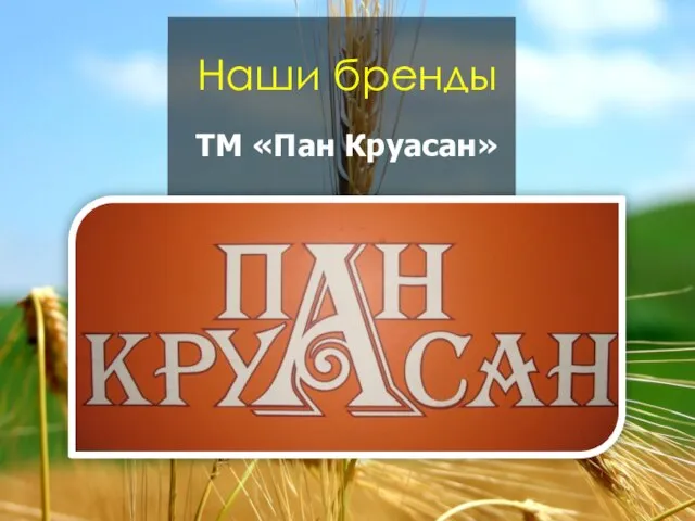 ТМ «Пан Круасан» Наши бренды