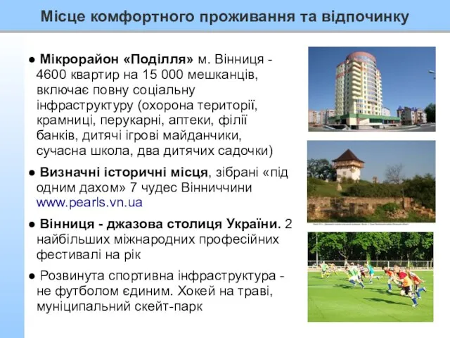 Мікрорайон «Поділля» м. Вінниця - 4600 квартир на 15 000 мешканців,