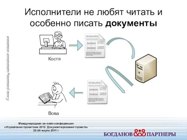 Исполнители не любят читать и особенно писать документы Международная он-лайн конференция