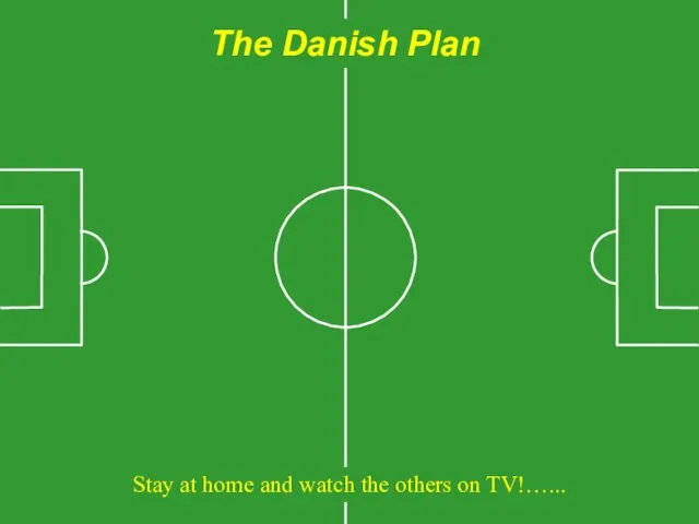 The Danish Plan Stay at home and watch the others on TV!…...