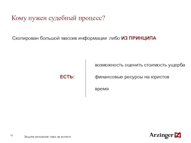 Кому нужен судебный процесс? Защита авторских прав на контент Скопирован большой