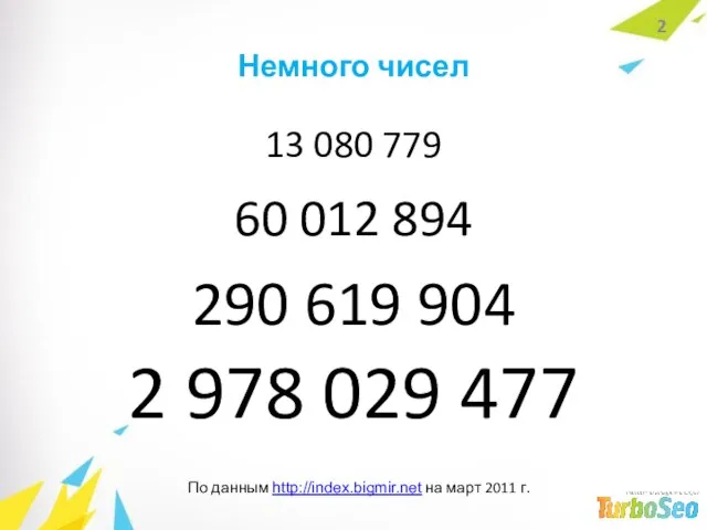 Немного чисел 13 080 779 290 619 904 60 012 894