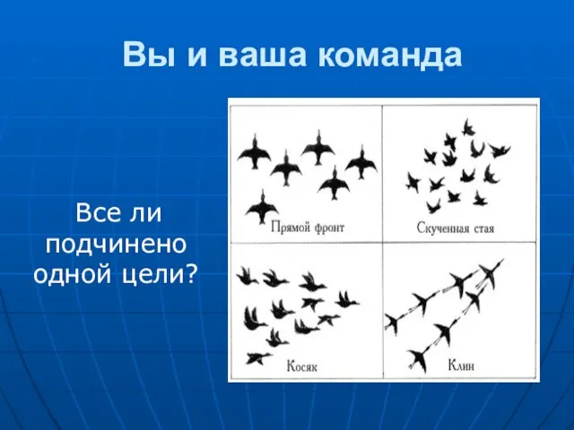 Вы и ваша команда Все ли подчинено одной цели?