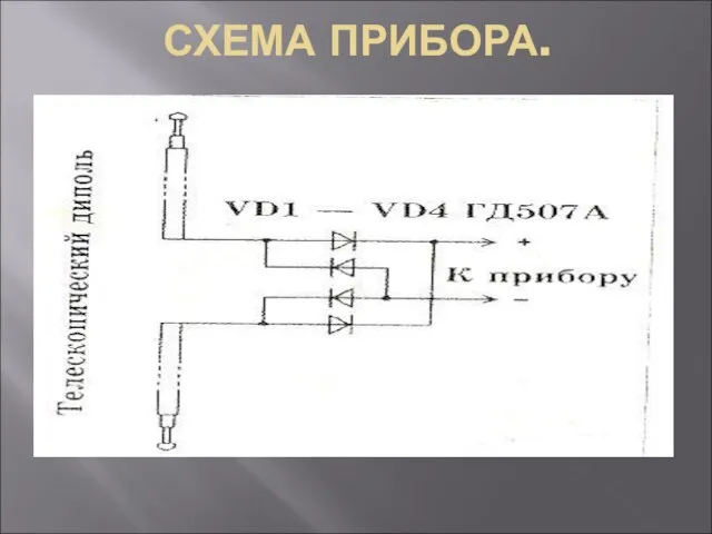 СХЕМА ПРИБОРА.