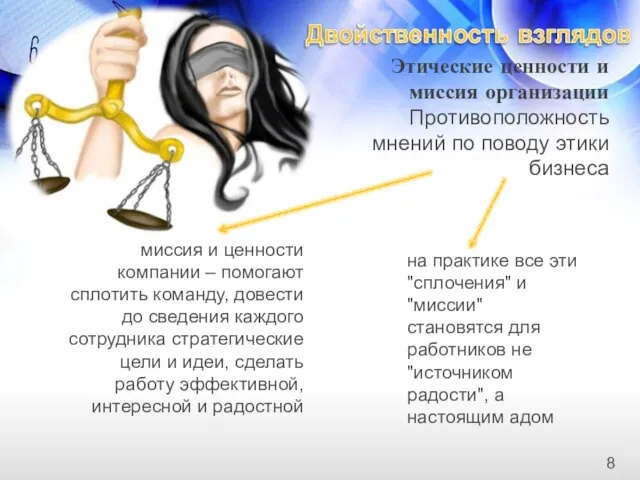 миссия и ценности компании – помогают сплотить команду, довести до сведения