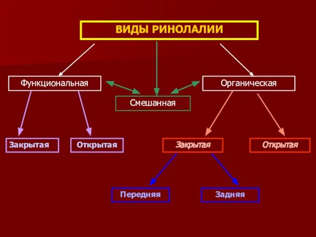 ВИДЫ РИНОЛАЛИИ