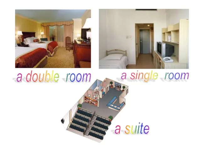 a single room a double room a suite