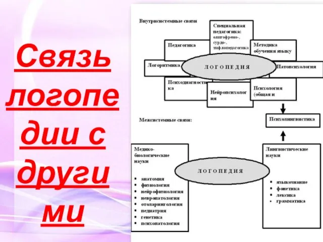 Связь логопедии с другими науками