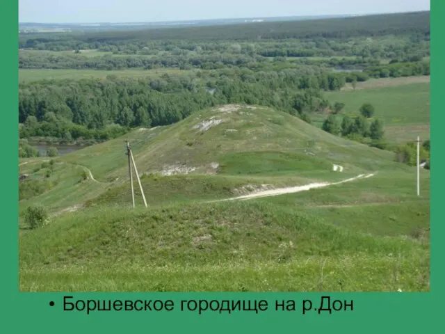 Боршевское городище на р.Дон