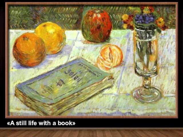 «A still life with a book»