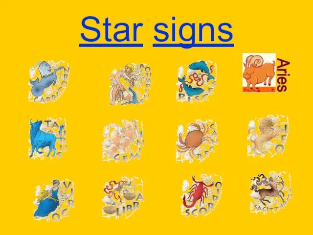 Star signs Aries