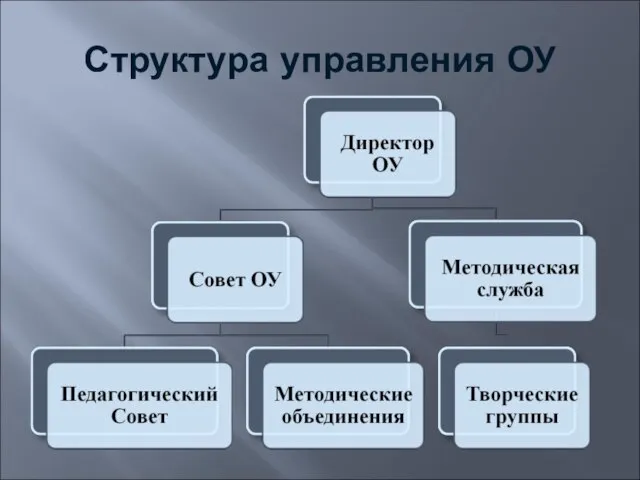 Структура управления ОУ