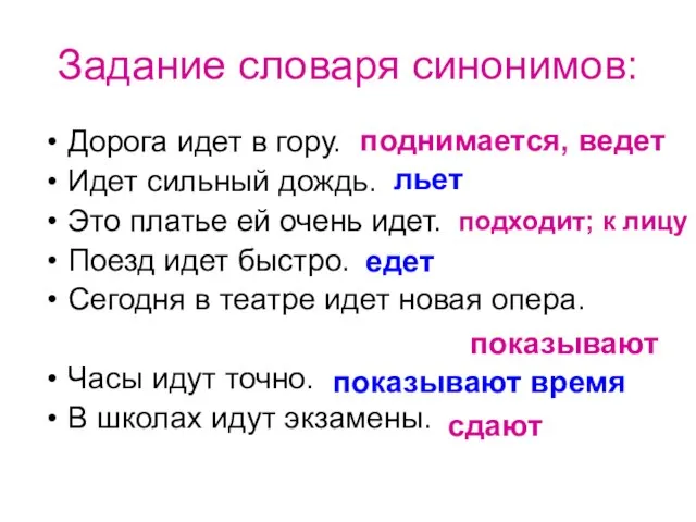 Дорога идет в гору. Идет сильный дождь. Это платье ей очень