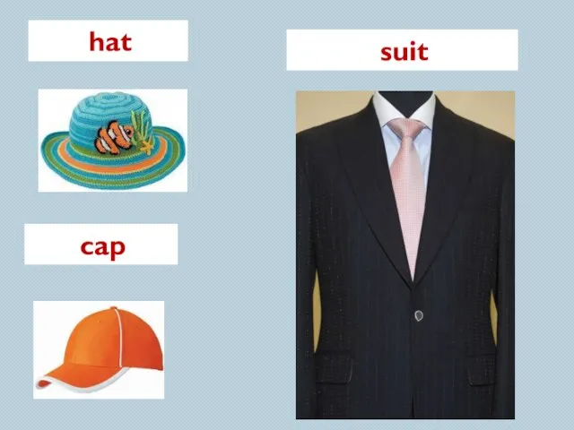 hat cap suit