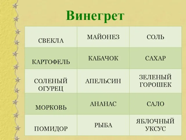 Винегрет