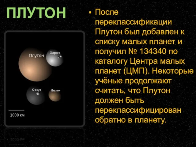 После переклассификации Плутон был добавлен к списку малых планет и получил