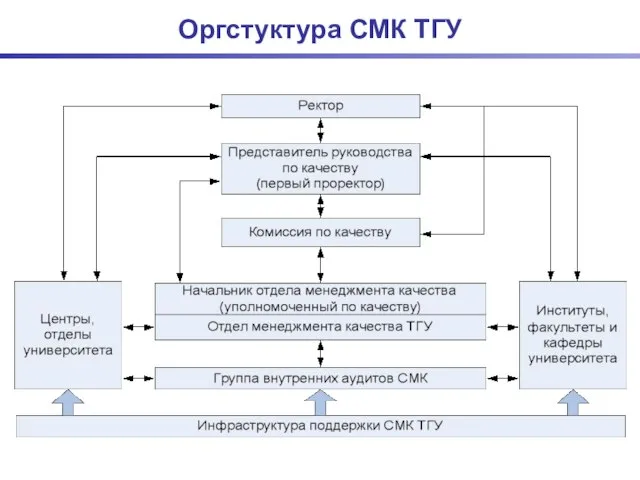 Оргстуктура СМК ТГУ