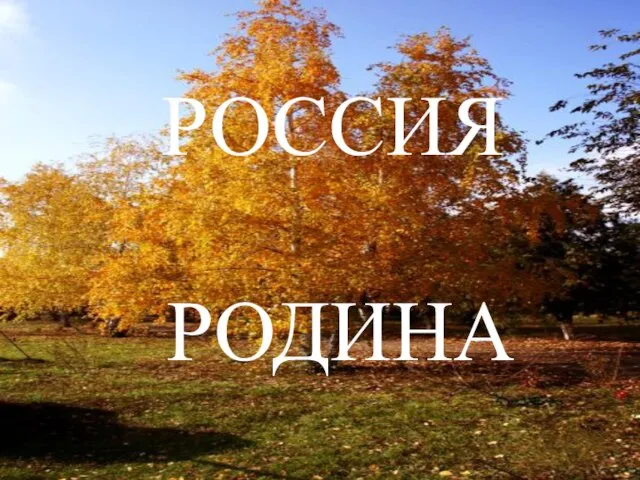 РОССИЯ РОДИНА