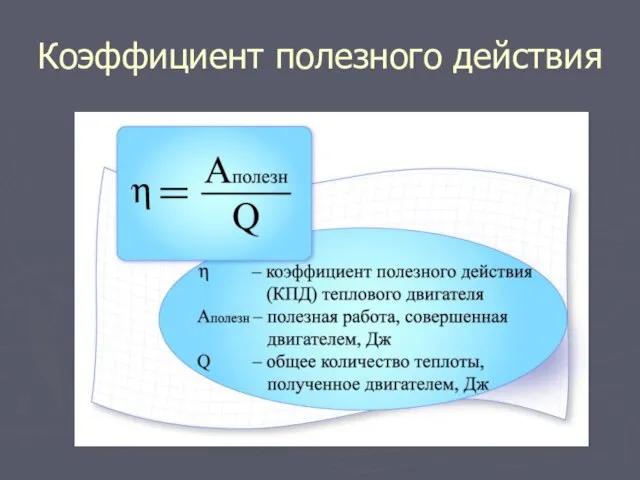 Коэффициент полезного действия