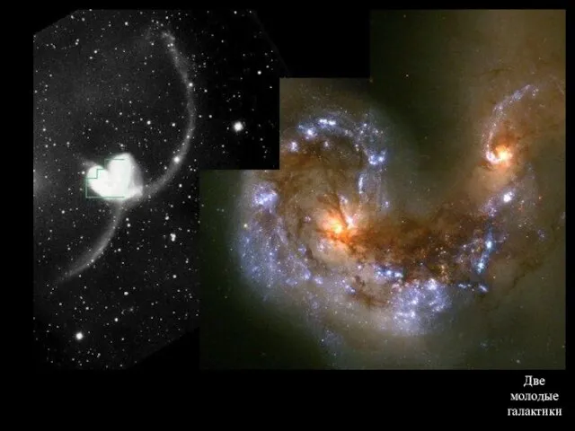 Две молодые галактики