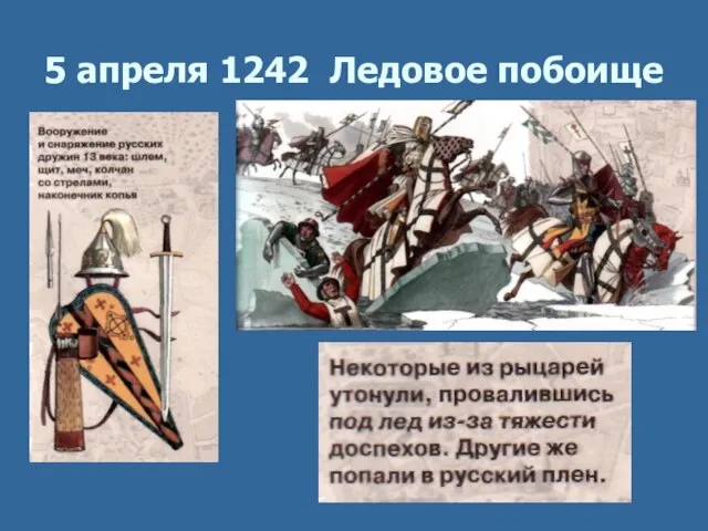 5 апреля 1242 Ледовое побоище