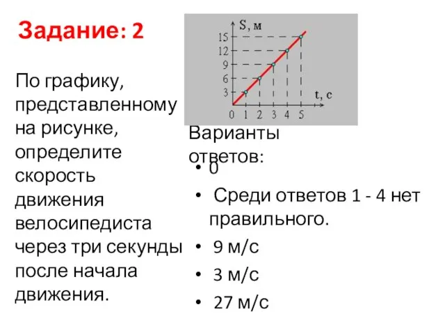 Задание: 2 0 Среди ответов 1 - 4 нет правильного. 9