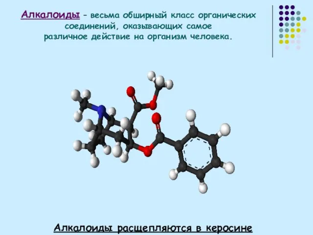 Алкалоиды – весьма обширный класс органических соединений, оказывающих самое различное действие