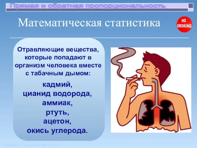 Отравляющие вещества, которые попадают в организм человека вместе с табачным дымом: