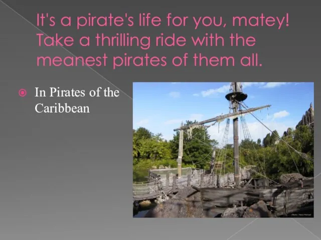 It's a pirate's life for you, matey! Take a thrilling ride