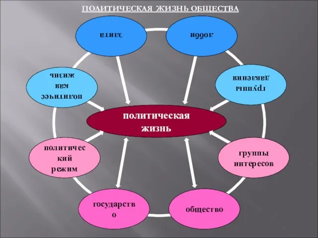 ПОЛИТИЧЕСКАЯ ЖИЗНЬ ОБЩЕСТВА политическая жизнь группы давления группы интересов общество государство