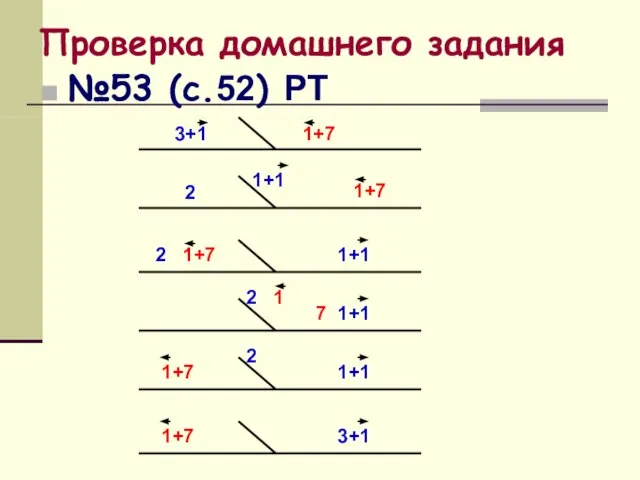 Проверка домашнего задания №53 (с.52) РТ